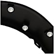 Front, Driver and Passenger Side Fender Flares, Textured Black