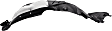 Front, Driver and Passenger Side, Fender Liner