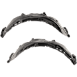 Front, Driver and Passenger Side, Fender Liners, CAPA CERTIFIED