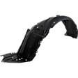 Front, Driver and Passenger Side Fender Liners, without Insulation Foam, Turkey Built Vehicle