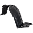 Front, Driver and Passenger Side Fender Liners, without Insulation Foam, Turkey Built Vehicle
