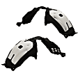 Front, Driver and Passenger Side, Front Section Fender Liner