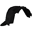 Front, Driver and Passenger Side Fender Liners, For Models without Spoiler