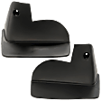 Front, Driver and Passenger Side or Front, Passenger Side Mud Flaps