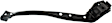 Driver and Passenger Side, Upper Radiator Support Upper Tie Bar