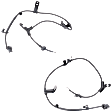 ABS Wheel Speed Sensor Wiring Harness - Rear, Driver and Passenger Side