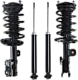 2012 Toyota Prius - Front and Rear, Driver and Passenger Side Shock and Fully Loaded Strut