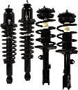 2009 Pontiac Vibe - Front and Rear, Driver and Passenger Side Fully Loaded Strut, FWD, Front Wheel Drive