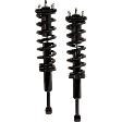 Front, Driver and Passenger Side Fully Loaded Strut, RWD