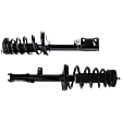 Rear, Driver and Passenger Side Fully Loaded Struts, FWD
