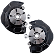 Front, Driver and Passenger Side Steering Knuckle, With Bearing, With Dust Shield