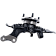 Front, Driver and Passenger Side Steering Knuckle, With Bearing, With Dust Shield