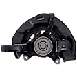 Front, Driver and Passenger Side Steering Knuckle, With Bearing, With Dust Shield
