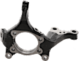 Front, Driver and Passenger Side Steering Knuckle, Without Backing Plate, Without Bearing
