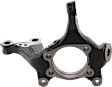 Front, Driver and Passenger Side Steering Knuckle, Without Backing Plate, Without Bearing