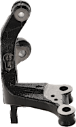 Front, Driver and Passenger Side Steering Knuckle, Without Backing Plate, Without Bearing