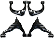 Front, Driver and Passenger Side, Upper and Lower Control Arms, 4WD/(RWD, Pre-Runner Model)