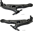 Front, Driver and Passenger Side, Lower Control Arms