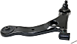 Front, Driver and Passenger Side, Lower Control Arms, with Ball Joint