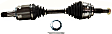 2006 Toyota Tacoma - Front, Driver and Passenger Side Axle Assembly, With Standard Neoprene Outboard Boot, New, 4.0L 6Cyl
