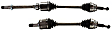 Front, Driver and Passenger Side Axle Assemblies, FWD, 3.3L/3.5L Engines