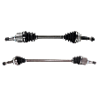 Front, Driver and Passenger Side Axle Assembly - Set of 2, 1.5L, 4Cyl