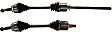2013 Toyota Highlander - Front, Driver and Passenger Side Axle Assembly, All Wheel Drive, New, AWD, 3.5L 6Cyl