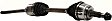 2013 Toyota Highlander - Front, Driver and Passenger Side Axle Assembly, All Wheel Drive, New, AWD, 3.5L 6Cyl