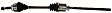 2013 Toyota Highlander - Front, Driver and Passenger Side Axle Assembly, All Wheel Drive, New, AWD, 3.5L 6Cyl