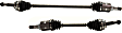 2003-2010 Pontiac Vibe - Front, Driver and Passenger Side Axle Assembly, New, 1.8L Engine