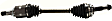2003-2010 Pontiac Vibe - Front, Driver and Passenger Side Axle Assembly, New, 1.8L Engine