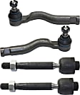 Front, Driver and Passenger Side, Inner and Outer Tie Rod Ends