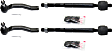 Front, Driver and Passenger Side, Inner and Outer Tie Rod Ends