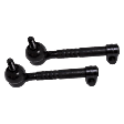 Front, Driver and Passenger Side, Outer Tie Rod Ends, Power Steering