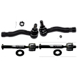 Front, Driver and Passenger Side, Inner and Outer Tie Rod End