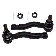 Front, Driver and Passenger Side, Outer Tie Rod Ends