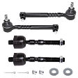 Front, Driver and Passenger Side, Inner and Outer Tie Rod Ends