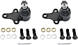 Front, Driver and Passenger Side, Lower Ball Joints