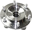 2007-2014 Toyota FJ Cruiser - Front, Driver and Passenger Side Wheel Hubs, Bearing and Hub Assembly, Rear Wheel Drive