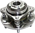 2007-2014 Toyota FJ Cruiser - Front, Driver and Passenger Side Wheel Hubs, Bearing and Hub Assembly, Rear Wheel Drive