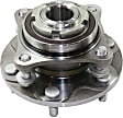 2007-2014 Toyota FJ Cruiser - Front, Driver and Passenger Side Wheel Hubs, Bearing and Hub Assembly, Rear Wheel Drive