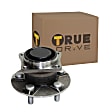 Front and Rear, Driver and Passenger Side Wheel Hub, 5 Lugs, With Bearing, 1.8L, 4Cyl