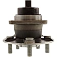 Front and Rear, Driver and Passenger Side Wheel Hub, 5 Lugs, With Bearing, With Sensor, 1.8L, 4Cyl