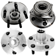 4-Wheel Set Front and Rear, Driver and Passenger Side Wheel Hubs, With Bearing, AWD, 4-Wheel ABS
