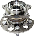 Rear, Driver and Passenger Side Wheel Hub, 5 Lugs, With Bearing, AWD