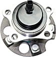 Rear, Driver and Passenger Side Wheel Hub, 5 Lugs, With Bearing, FWD