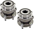 Rear, Driver and Passenger Side Wheel Hub, 5 Lugs, With Bearing, RWD