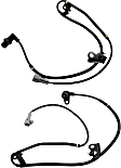 Front, Driver and Passenger Side ABS Speed Sensors