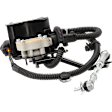 Front, Driver and Passenger Side Suspension Ride Height Sensors