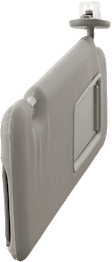 Sun Visor, Gray, Set of 2